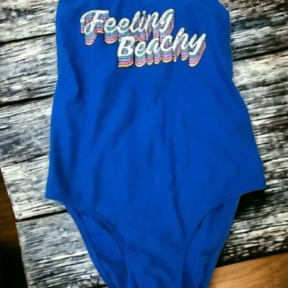 Retro Feeling Beachy One-Piece Swimsuit